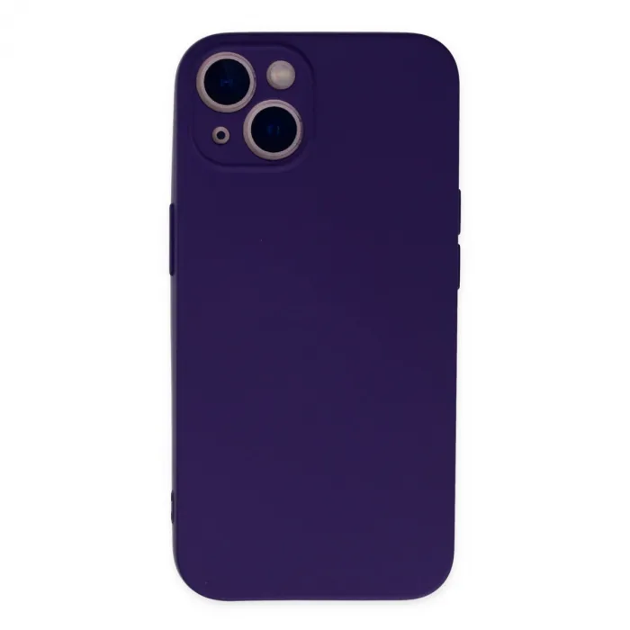İphone 13 Mini Kılıf Nano İçi Kadife Silikon - Mor