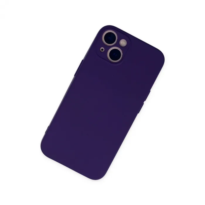 İphone 13 Mini Kılıf Nano İçi Kadife Silikon - Mor