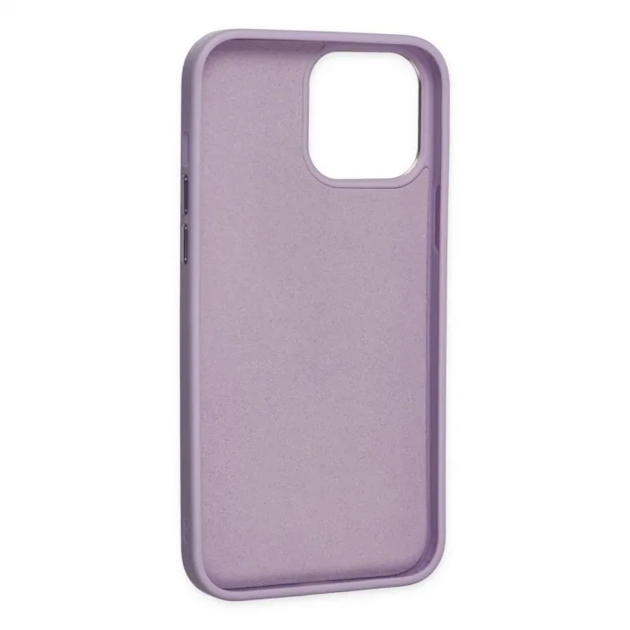 İphone 13 Pro Kılıf Asya Deri Silikon - Lila