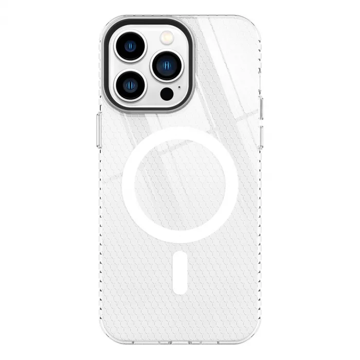 iPhone 13 Pro Kılıf Beta Magneticsafe Silikon - Şeffaf