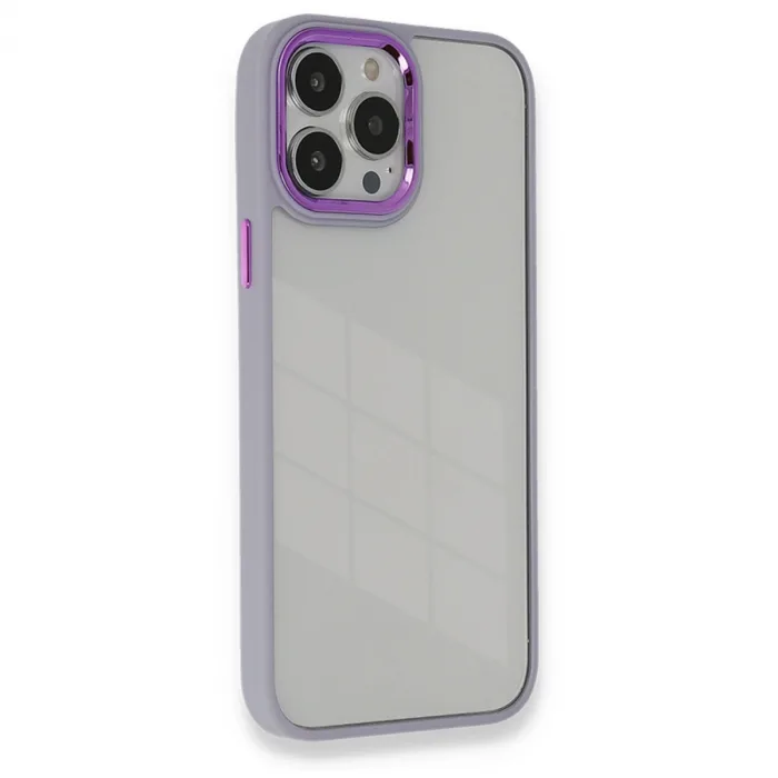 İphone 13 Pro Kılıf Dora Kapak - Lila