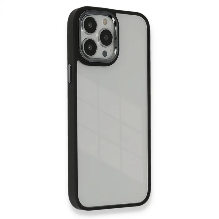 İphone 13 Pro Kılıf Dora Kapak - Siyah