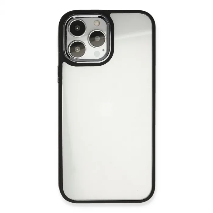 İphone 13 Pro Kılıf Dora Kapak - Siyah
