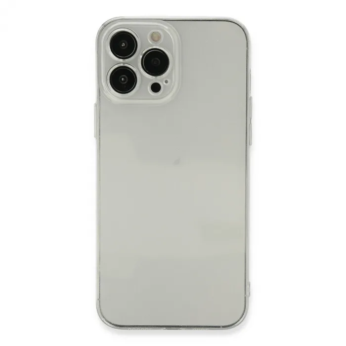 İphone 13 Pro Kılıf Fly Lens Silikon - Şeffaf