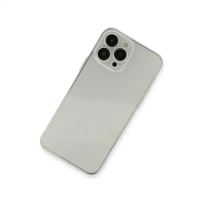 İphone 13 Pro Kılıf Fly Lens Silikon - Şeffaf