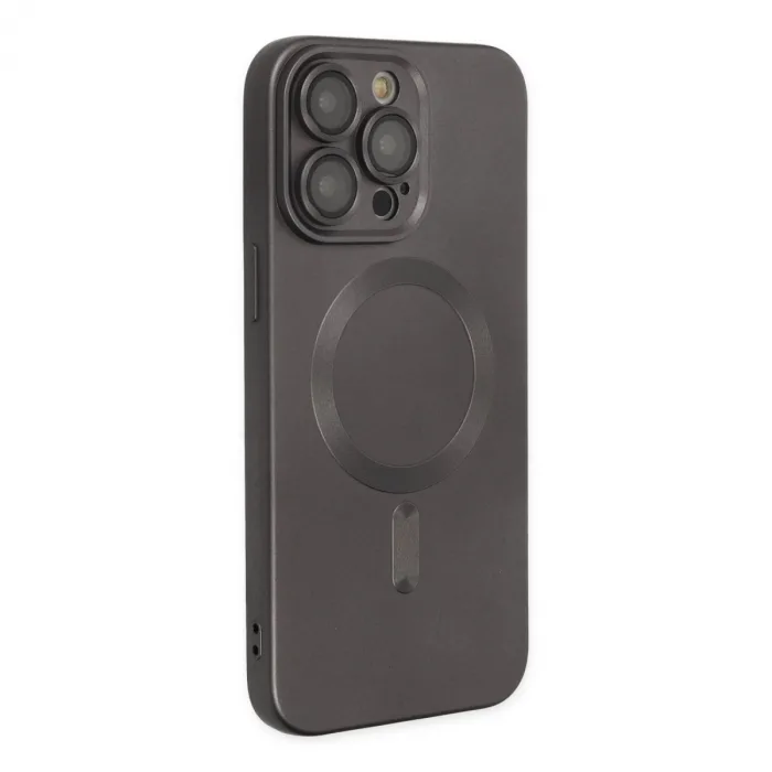 İphone 13 Pro Kılıf Moshi Lens Magneticsafe Silikon - Füme