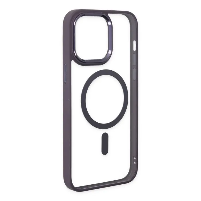 İphone 13 Pro Kılıf Room Magneticsafe Silikon - Derin Mor