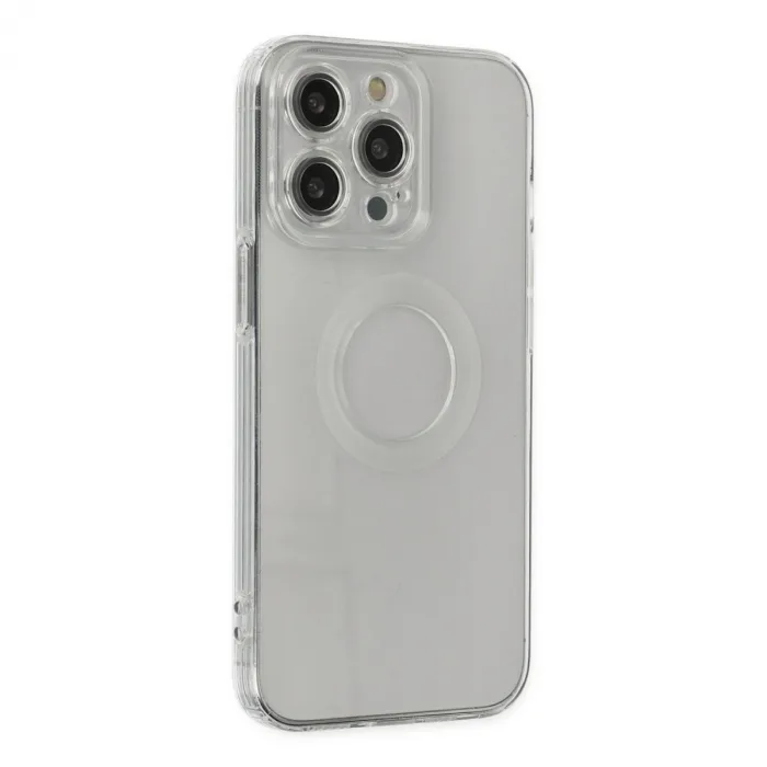 iPhone 13 Pro Kılıf Santa Lens Silikon - Şeffaf