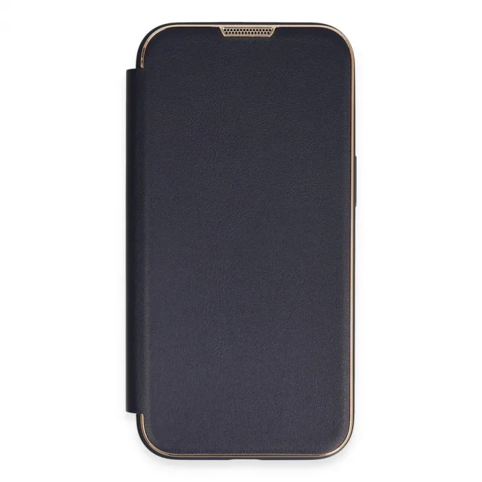 iPhone 13 Pro Max Kılıf Dolpin Kapaklı - Lacivert