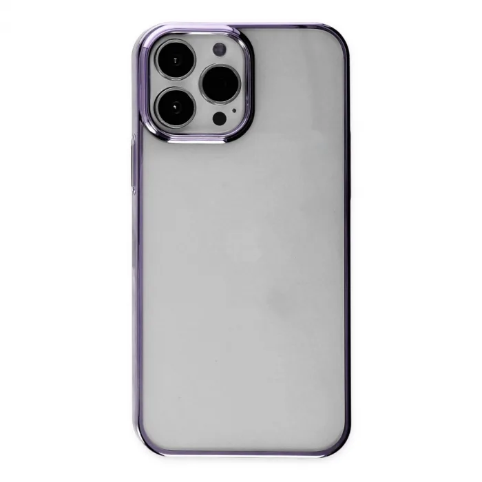 İphone 13 Pro Max Kılıf Element Silikon - Mor