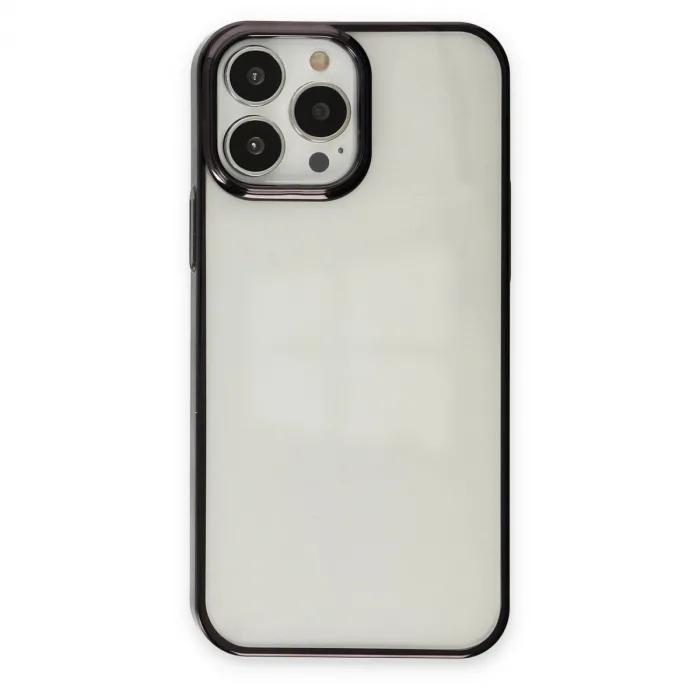 İphone 13 Pro Max Kılıf Element Silikon - Siyah