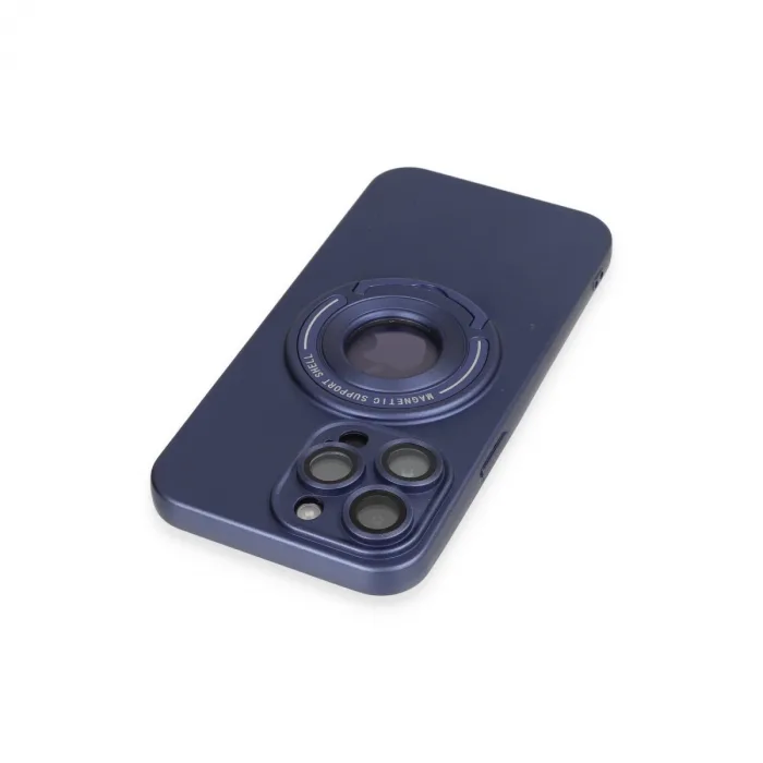 İphone 13 Pro Max Kılıf Lukka Magneticsafe Kapak - Lacivert