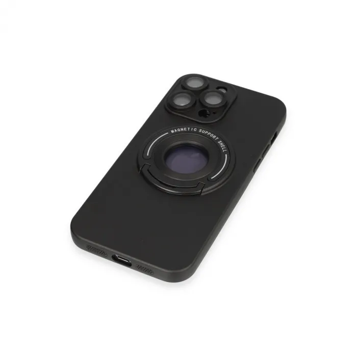 İphone 13 Pro Max Kılıf Lukka Magneticsafe Kapak - Siyah