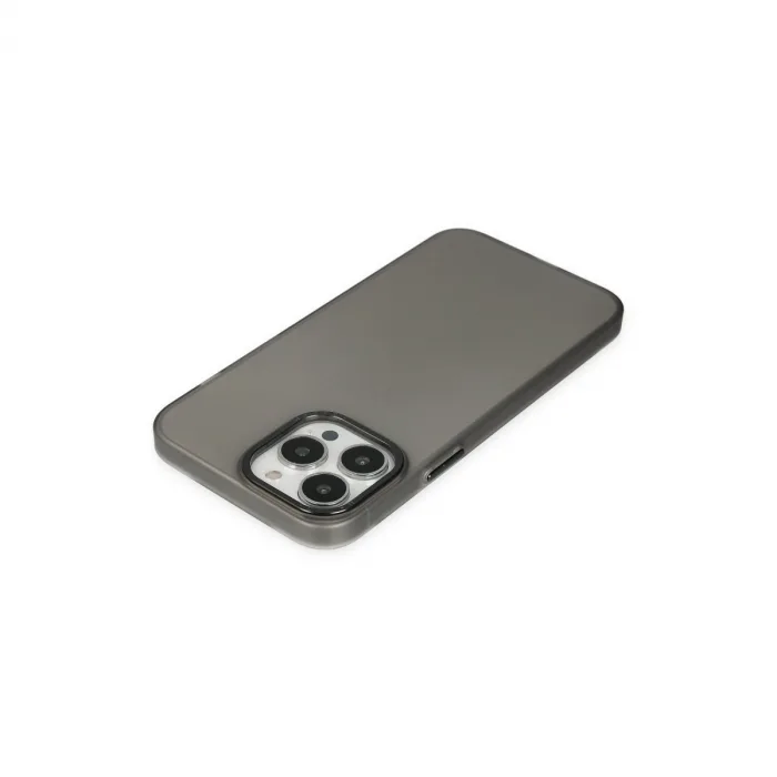 iPhone 13 Pro Max Kılıf Modos Metal Kapak - Siyah