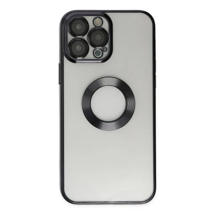 iPhone 13 Pro Max Kılıf Slot Silikon - Siyah