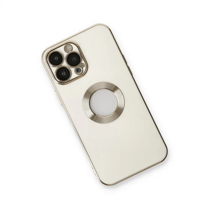 İphone 13 Pro Max Kılıf Store Silikon - Beyaz