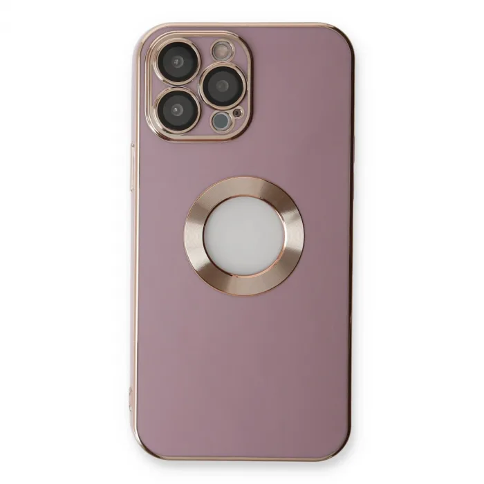 İphone 13 Pro Max Kılıf Store Silikon - Mor