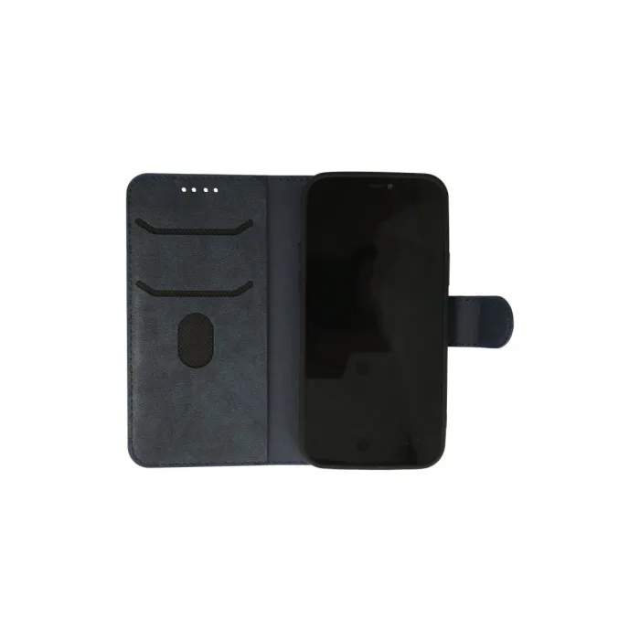 İphone 13 Pro Max Kılıf Trend S Plus Kapaklı Kılıf - Lacivert