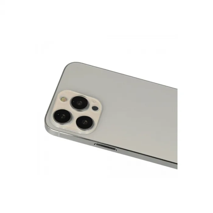 İphone 13 Pro Max Rainbow Kamera Lens Koruma Cam - Rose Gold