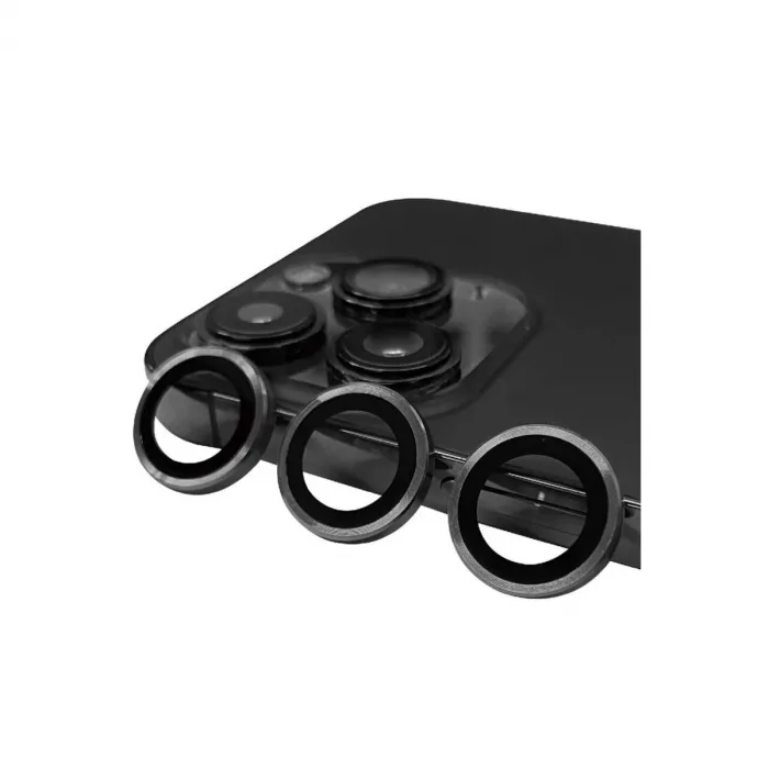 İphone 13 Pro Raze Metal Kamera Lens - Gri