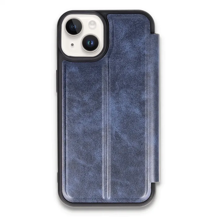 İphone 14 Kılıf Flip Cover - Lacivert