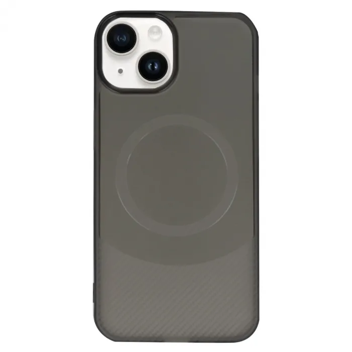 İphone 14 Kılıf Maya Karbon Kapak - Siyah