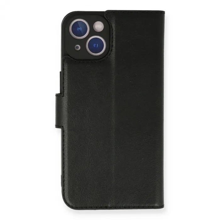 İphone 14 Kılıf Trend S Plus Kapaklı Kılıf - Siyah