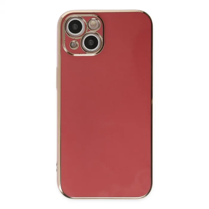 İphone 14 Kılıf Volet Silikon - Kırmızı