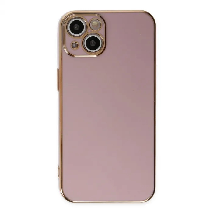 İphone 14 Kılıf Volet Silikon - Mor