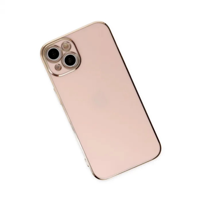 İphone 14 Kılıf Volet Silikon - Pembe