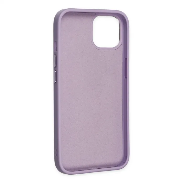 iPhone 14 Plus Kılıf Asya Deri Silikon - Lila