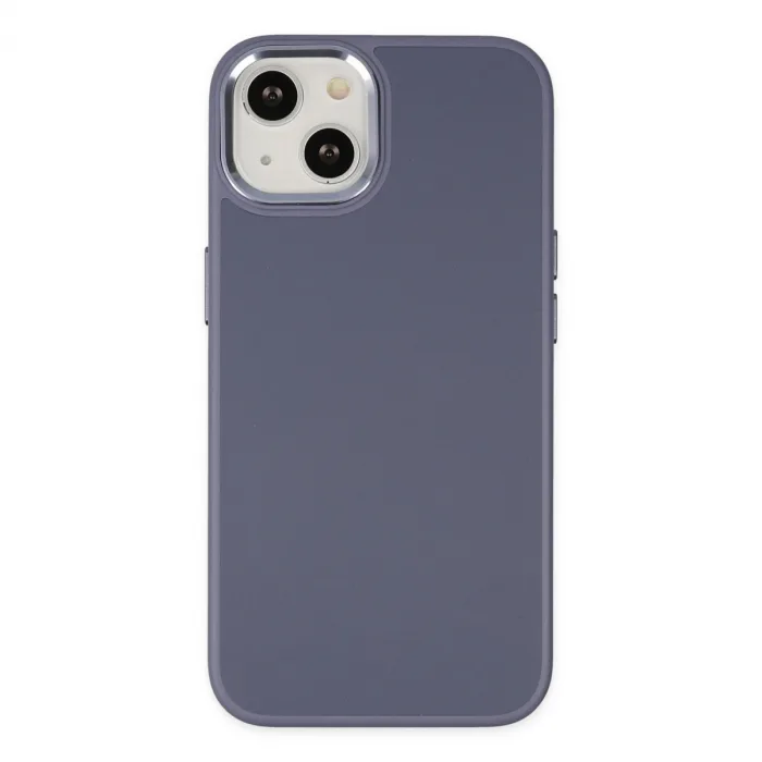 iPhone 14 Plus Kılıf Asya Deri Silikon - Mor