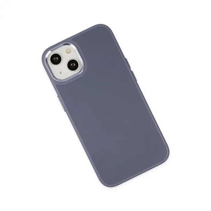 iPhone 14 Plus Kılıf Asya Deri Silikon - Mor