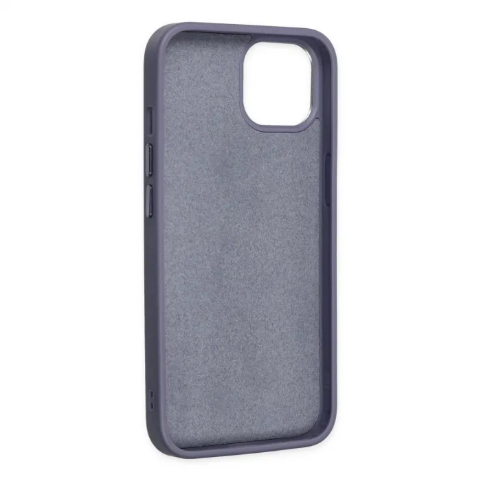 iPhone 14 Plus Kılıf Asya Deri Silikon - Mor