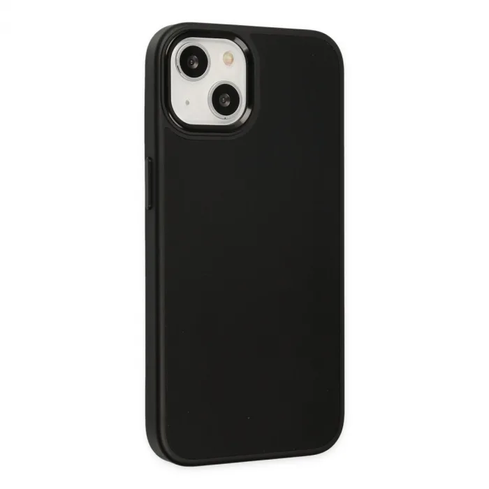 iPhone 14 Plus Kılıf Asya Deri Silikon - Siyah