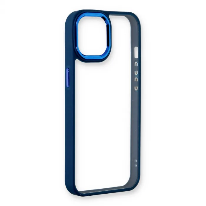 iPhone 14 Plus Kılıf Dora Kapak - Mavi