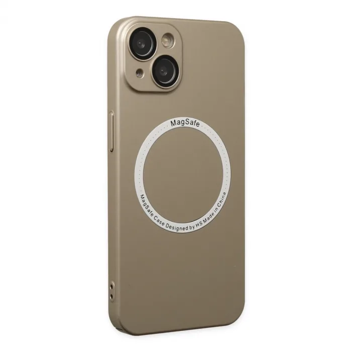 İphone 14 Plus Kılıf Jack Magneticsafe Lens Silikon - Gold