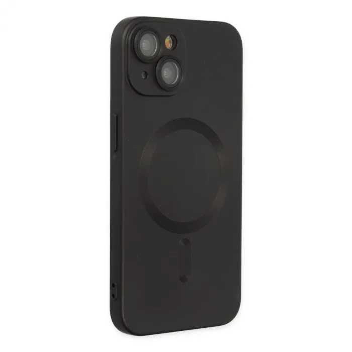 İphone 14 Plus Kılıf Moshi Lens Magneticsafe Silikon - Siyah