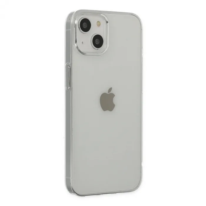 iPhone 14 Plus Kılıf Pc Sert Şeffaf Kapak - Şeffaf