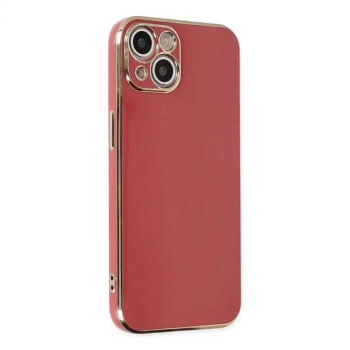 İphone 14 Plus Kılıf Volet Silikon - Kırmızı