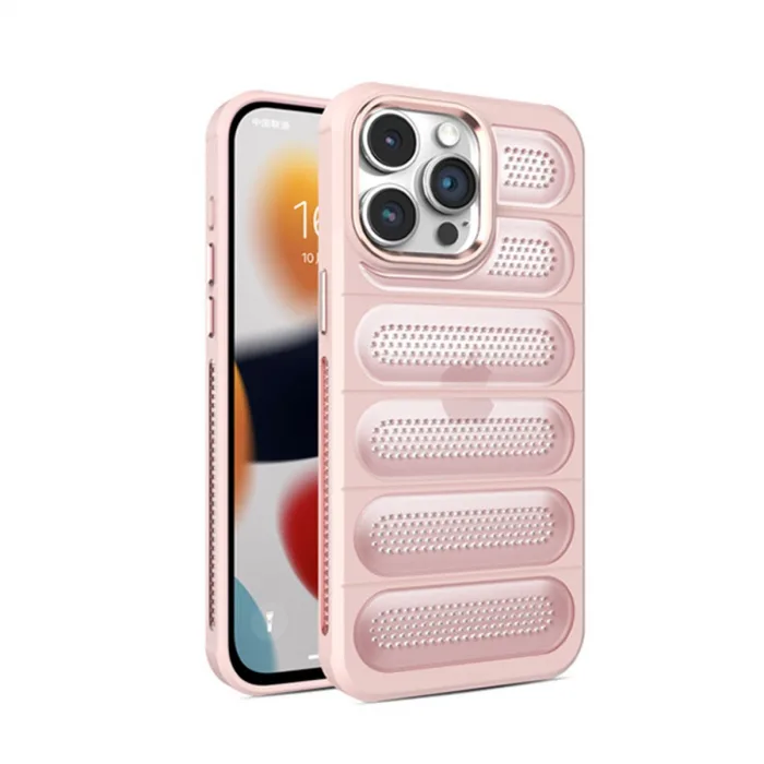 İphone 14 Pro Kılıf Airmax Silikon Kapak - Pembe