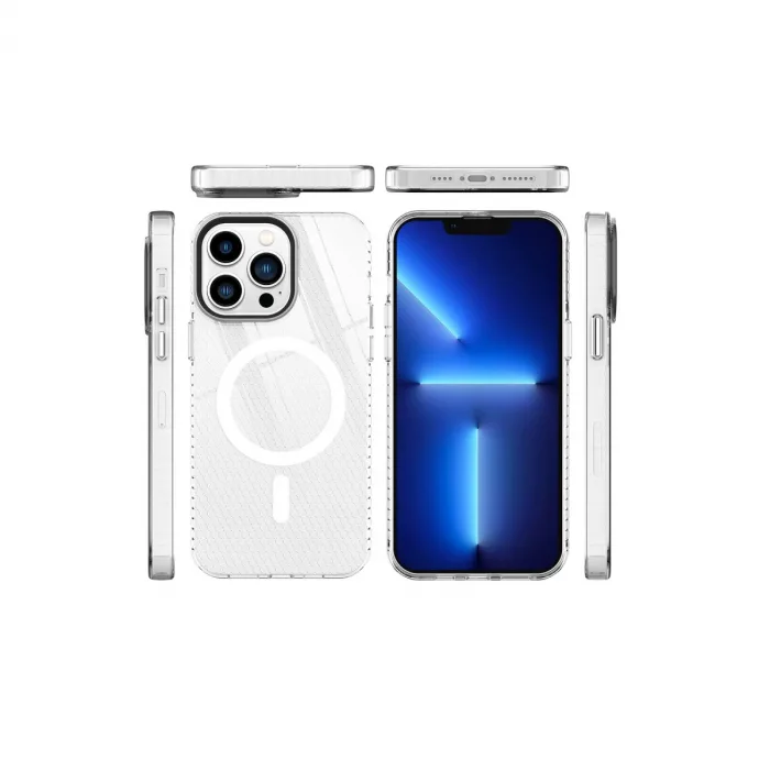 iPhone 14 Pro Kılıf Beta Magneticsafe Silikon - Şeffaf