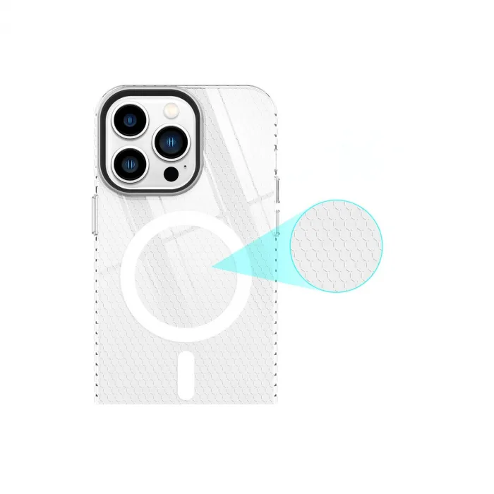 iPhone 14 Pro Kılıf Beta Magneticsafe Silikon - Şeffaf