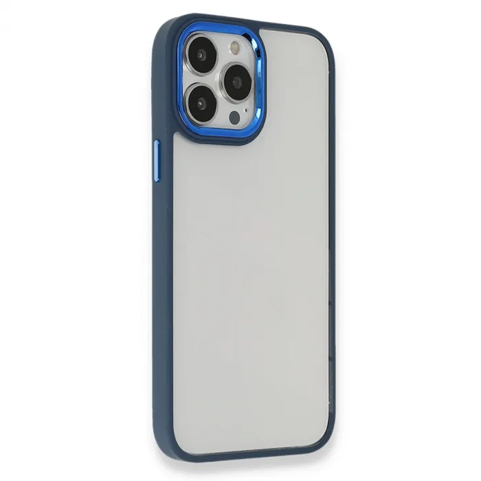 iPhone 14 Pro Kılıf Dora Kapak - Mavi