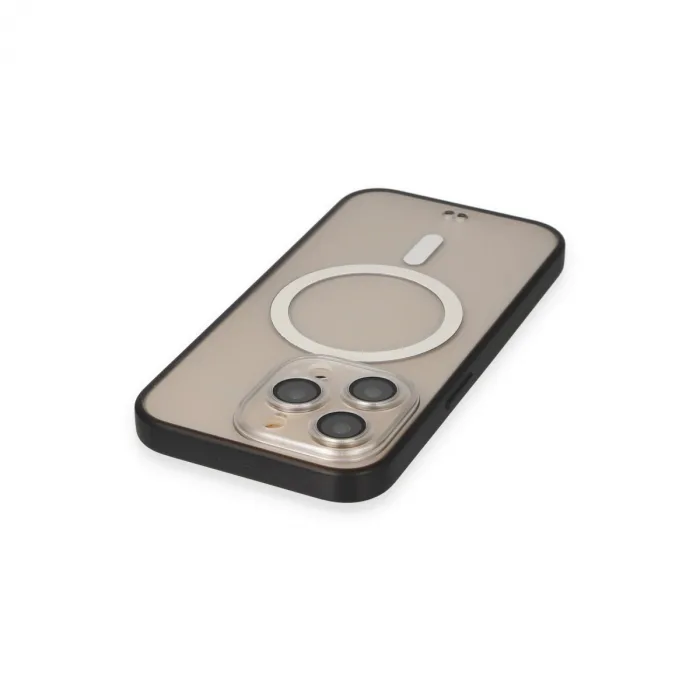 İphone 14 Pro Kılıf Grand Magneticsafe Kapak - Siyah