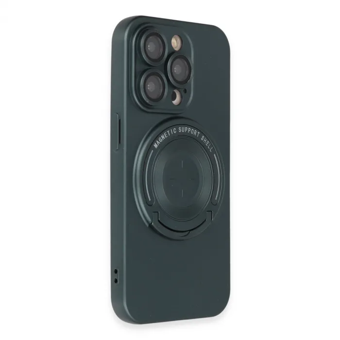 İphone 14 Pro Kılıf Lukka Magneticsafe Kapak - Koyu Yeşil