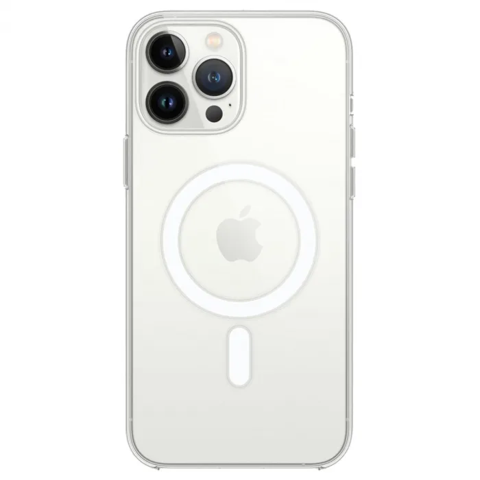 iPhone 14 Pro Kılıf Magneticsafe Şeffaf Silikon - Şeffaf