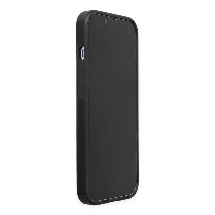 İphone 14 Pro Kılıf Mega Standlı Silikon - Siyah