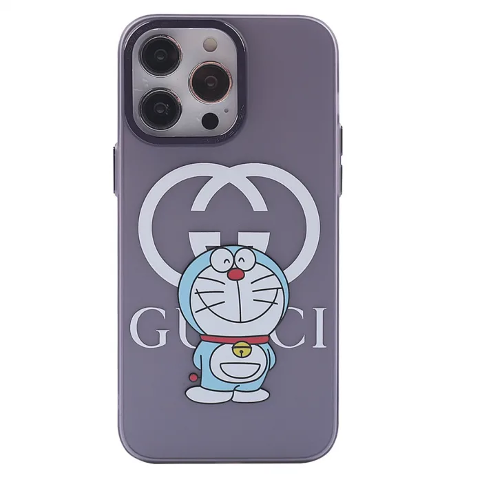 İphone 14 Pro Kılıf Prada Desenli Kapak - Prada Mor - 3