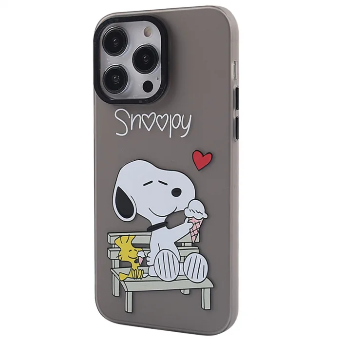 İphone 14 Pro Kılıf Prada Desenli Kapak - Prada Siyah - 2